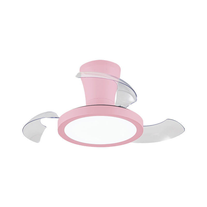 Primo PRCF-80684 Ανεμιστήρας Οροφής  Kids Series DC με Τηλεχειριστήριο 1 Φως LED 3Φτερά 26'' 65εκ Ροζ (800684)